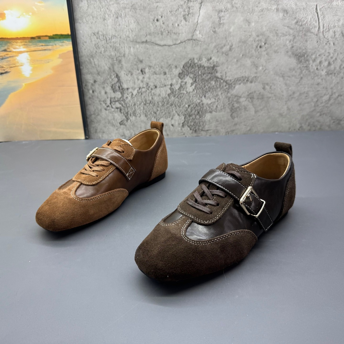 2026春季新款撤柜断码真皮内增高深口德训鞋复古英伦时尚单鞋女鞋,女鞋,深口单鞋,淘宝优惠券,粉丝福利购,淘宝优惠卷