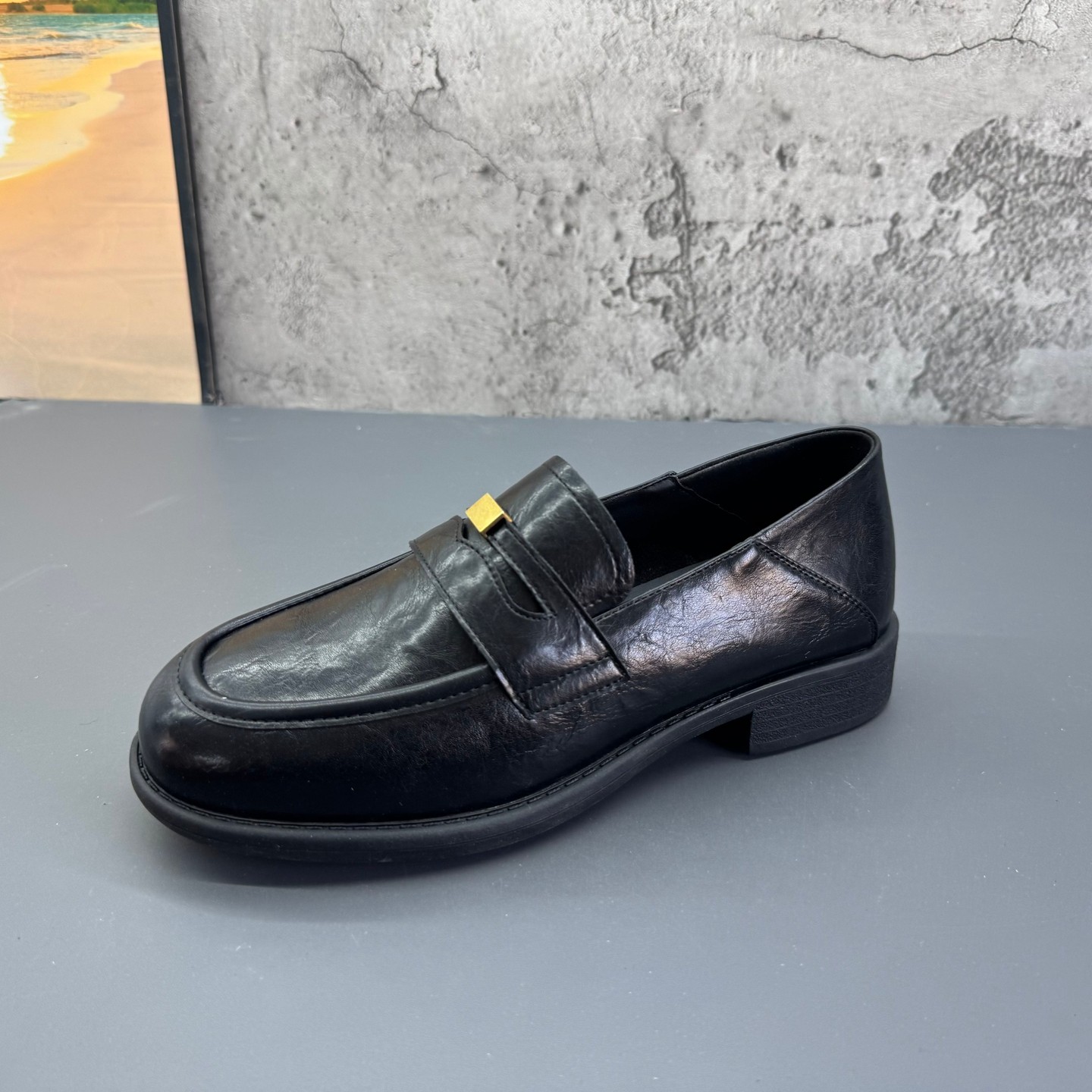 2026春季新款撤柜断码新款圆头套脚低跟复古乐福鞋简约气质女单鞋,女鞋,乐福鞋（豆豆鞋）,淘宝优惠券,粉丝福利购,淘宝优惠卷