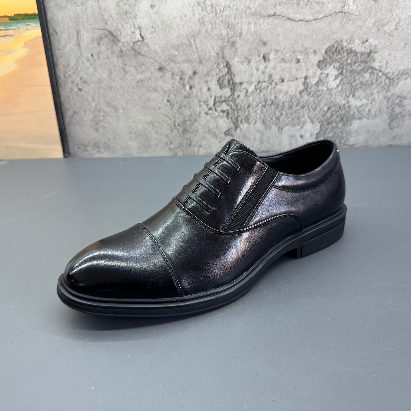 头层牛皮正装男士皮鞋2026春季新款撤柜断码真皮深口黑色商务鞋,流行男鞋,正装皮鞋,淘宝优惠券,粉丝福利购,淘宝优惠卷