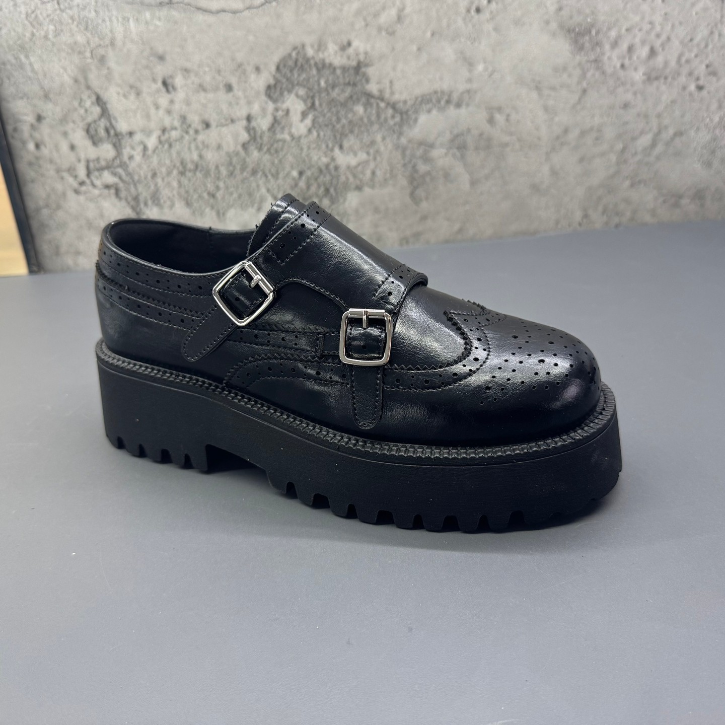 2026春季新款撤柜断码真皮圆头套脚布洛克英伦风小皮鞋厚底女单鞋,女鞋,深口单鞋,淘宝优惠券,粉丝福利购,淘宝优惠卷