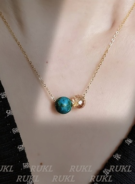 复古也闪耀内心禅意静心项链