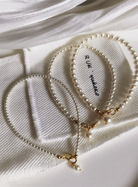 RUKL女珍珠原创巨细手链