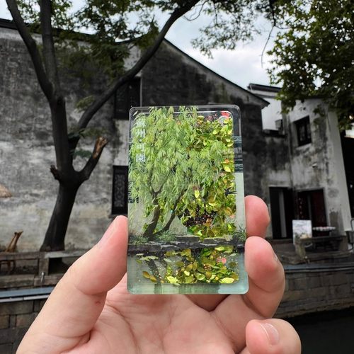新款高颜值苏州网师园流沙冰箱贴