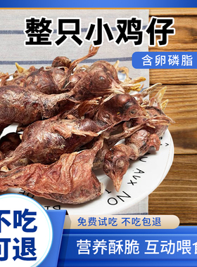 宠物猫咪零食冻干小鸡仔营养泰迪金毛狗狗训宠奖励肥增小鹌鹑
