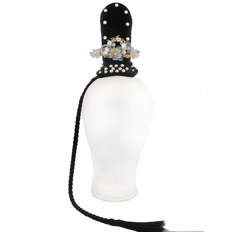 古装成人儿童古典舞民族舞汉服头饰假发髻丽人行舞蹈发饰飞天演出