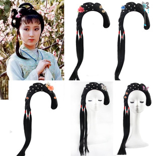 汉服头饰古装假发一体式发髻古风林黛玉盘发造型复古宫廷发包发饰