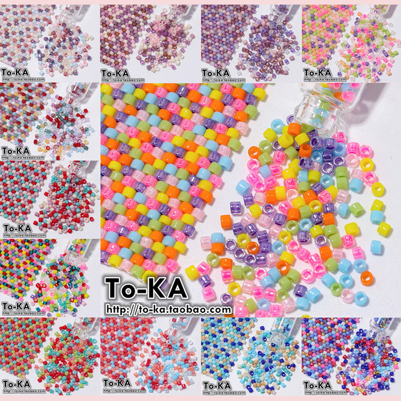 日本进口 正品 toho 东宝 2mm 古董珠 Q bead 混合色60种系列之三 饰品/流行首饰/时尚饰品新 其他DIY饰品配件 原图主图