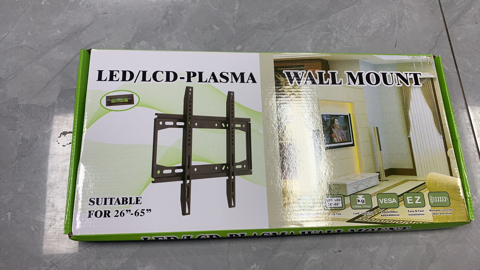 液晶显示器屏挂架 显示屏电视机监视器通用架26-65寸加厚一体壁挂