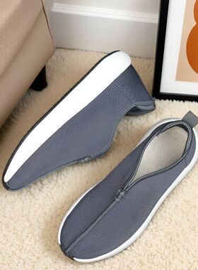 僧鞋春秋款软底四季高端防滑爆米花男款和尚鞋道鞋女款一脚蹬禅鞋