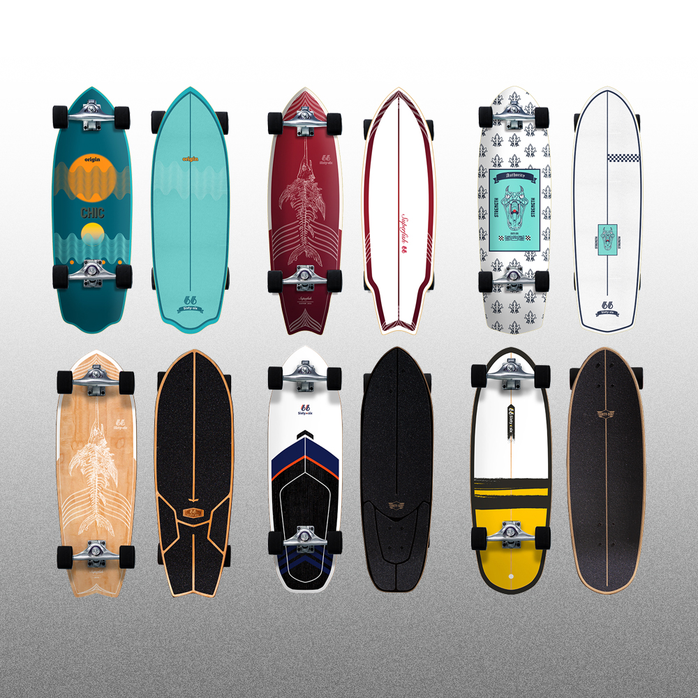 Sixtysix枫木儿童成人陆地冲浪板