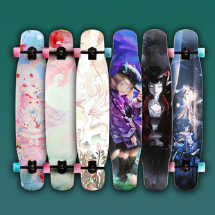 星木长板S1S2逆山滑板初学者男女生dancing刷街平花舞板专业板