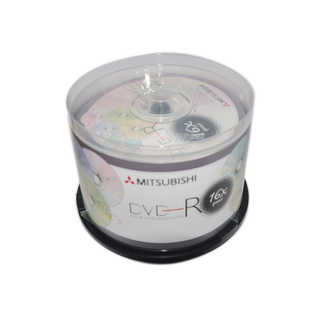 三菱DVD刻录盘 DVD+R光盘DVD-R刻录光盘 DVD刻录盘 空白光盘 50片