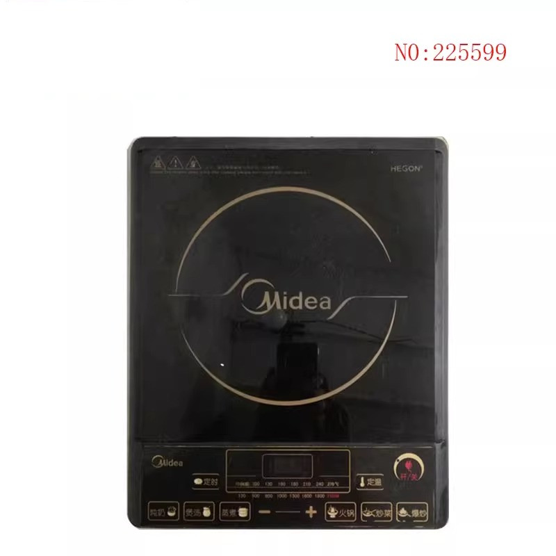二手拆机面板美的电磁炉配件C21-SK2103黑晶面板灶面板微晶