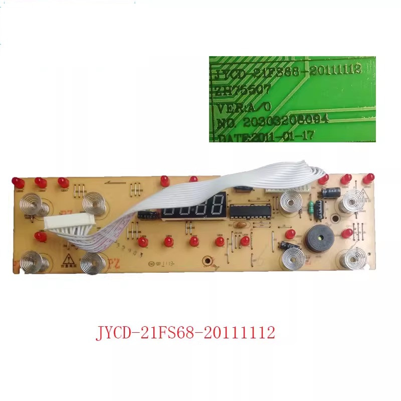 二手拆机九阳电磁炉JYC-21FS68显示板JYCD-21FS68-20111112 11线
