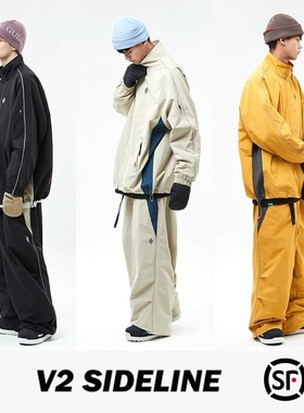 SPECIALGUEST官方V2 SIDELINE 套装滑雪服滑雪裤保暖防风防水单板