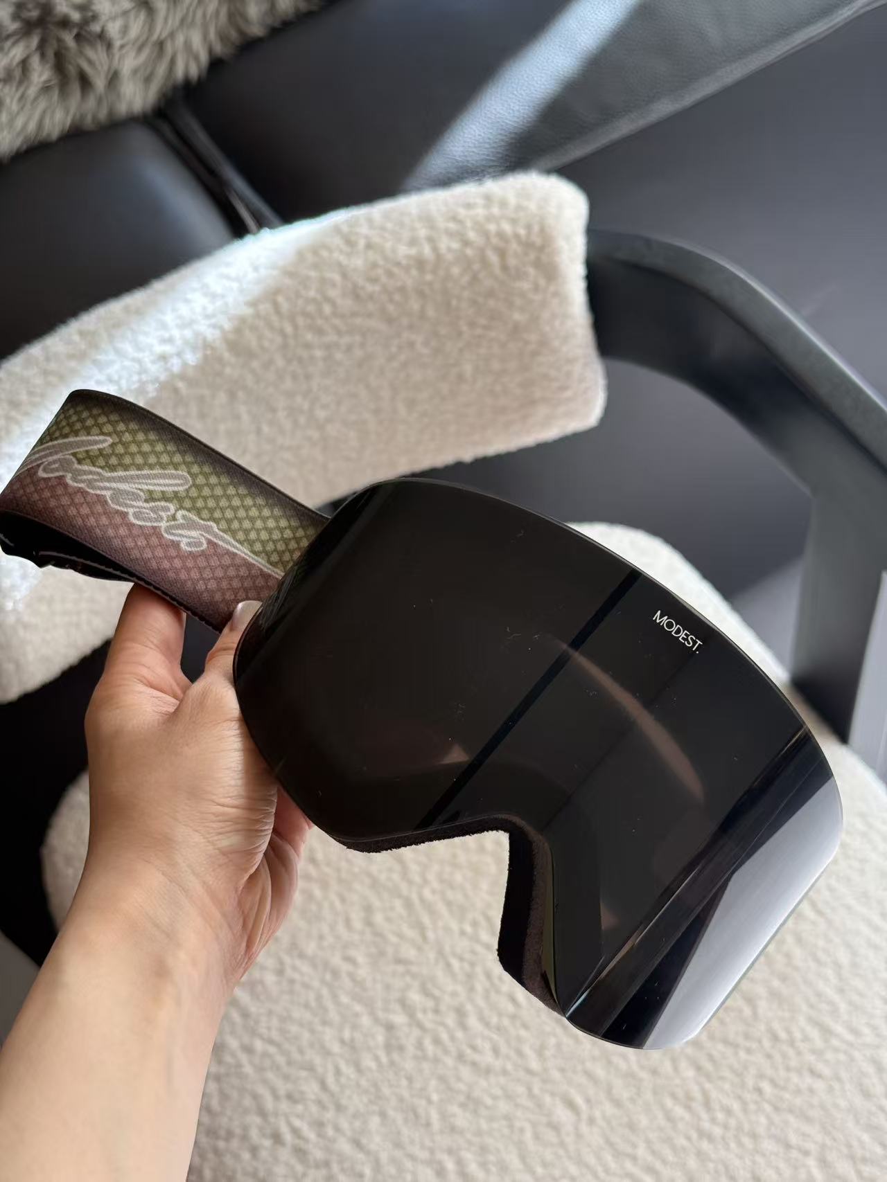 沈小仙DoceW25新款澳洲进口MODEST单板滑雪镜双镜片吸磁滑雪镜