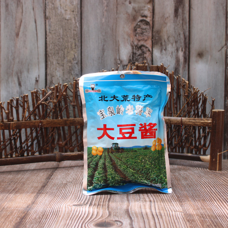 包邮宝泉岭老将军大豆酱袋 150克*15袋 北大荒大酱 炖肉酸菜东北