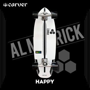 美国Carver专业陆地冲浪板儿童  CI联名款快乐陆冲滑板 路冲HAPPY