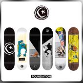 Foundation专业高弹性轻薄双翘进口枫木滑板1985星月板面动作街式