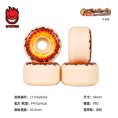 Spitfire小火人轮专业滑板轮技巧街式 动作轮F4硬轮1985滑板店