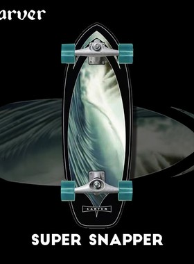 美国Carver鲷鱼进口陆地冲浪板 Super Snapper专业陆冲滑板路冲