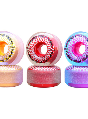 进口Cadillac长板滑板轮 Clout Cruisers 57mm平花代步刷街 1985