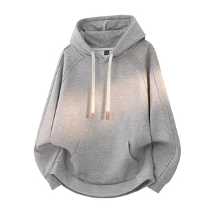 WOODSOON春秋季时尚重磅连帽卫衣潮流男士宽松休闲上衣帽衫外套