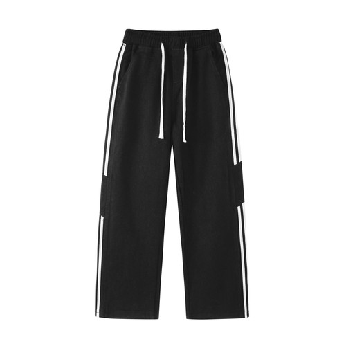 男士直筒牛仔裤美式潮流复古宽松休闲秋冬新款高街阔腿裤