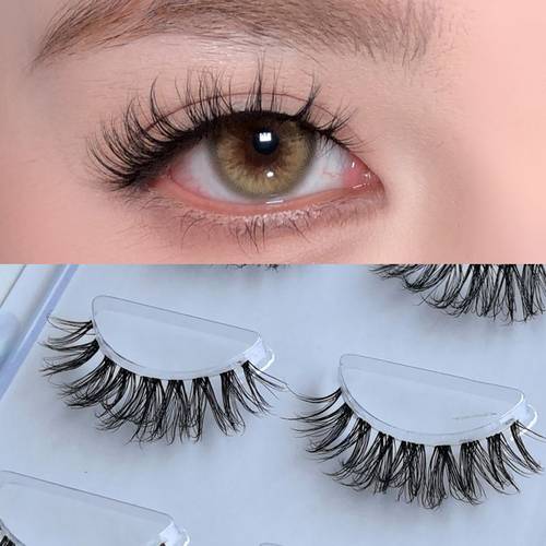 艾魔细梗浓密卷翘意式假睫毛仿真