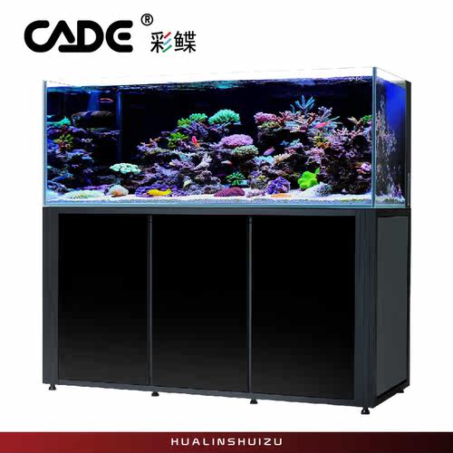彩鲽CADE新款海水鱼缸全白海水缸