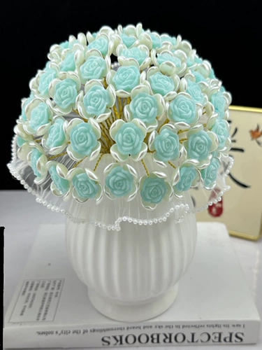 Douyin New Velvet Rose Manual Woven Beadled Beadred Beadered Flower Material Production - все это сделать самостоятельно