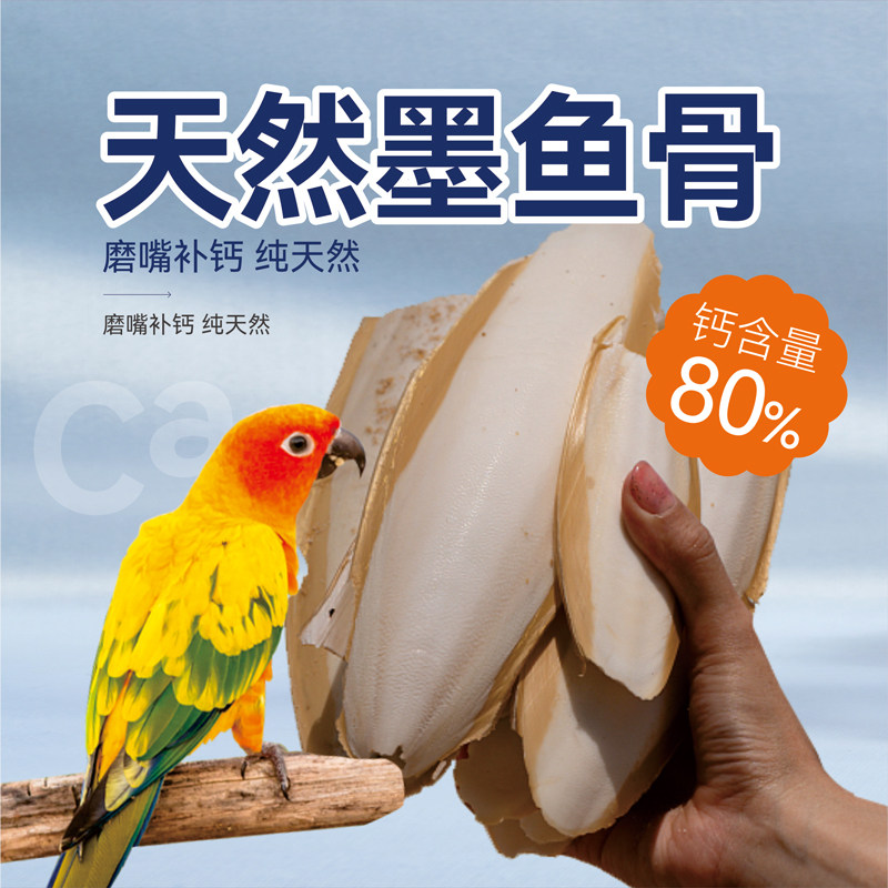 鹦鹉墨鱼骨补钙磨牙石玄凤虎皮牡丹鸟儿仓鼠乌龟陆龟爬虫啃咬玩具