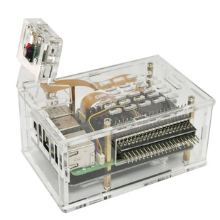 树莓派5亚博智能NVMe SSD扩展板亚克力外壳摄像头支架GPIO边缘