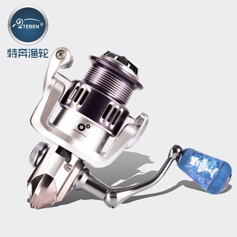 特奔渔轮路亚壹号防水版超轻型浅线杯路亚轮全金属头纺车轮海钓轮