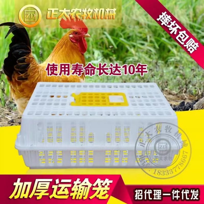鸡运输笼塑料运输鸡笼鸡用周转箱成鸡鸭鹅兔鸽用鸡笼鸡筐家禽鸡筐