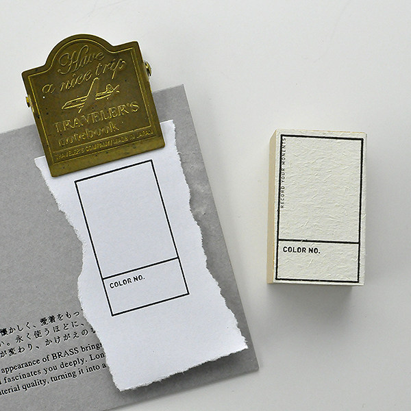 【7uly】色彩框 备注框水彩标号百搭卡通可爱木质橡皮印章