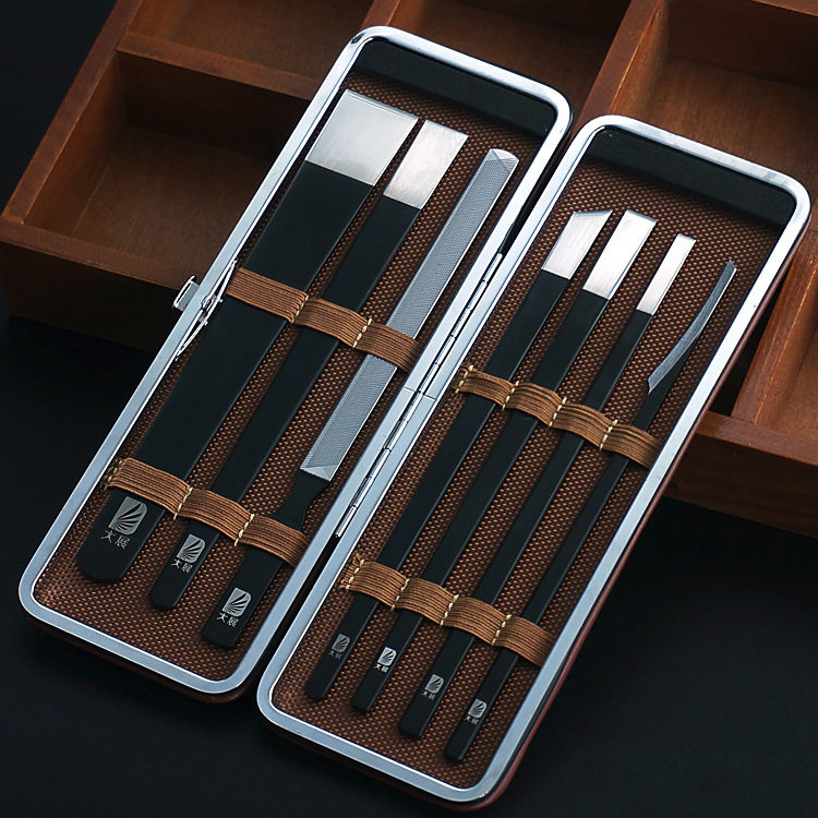 독일 고망간강 전문 페디큐어 칼 발톱 홈 스페셜 세트 각질 굳은 살 수리 7종 세트 양주 네일 케어