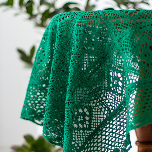 美式ins田园文艺复古镂空桌布