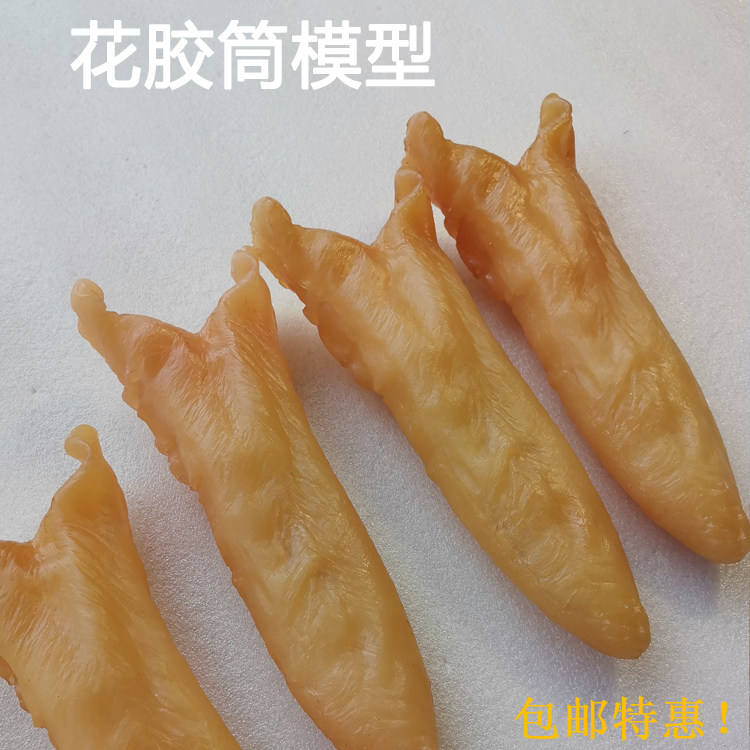 花胶筒模型鱼胶模型中药材工艺摆件店内装饰品橱柜广告展示物
