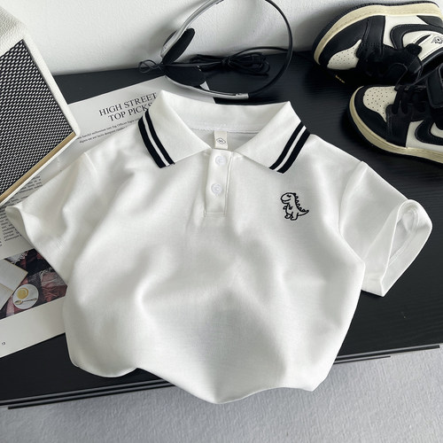 薄款男童短袖T恤polo衫夏季休闲t