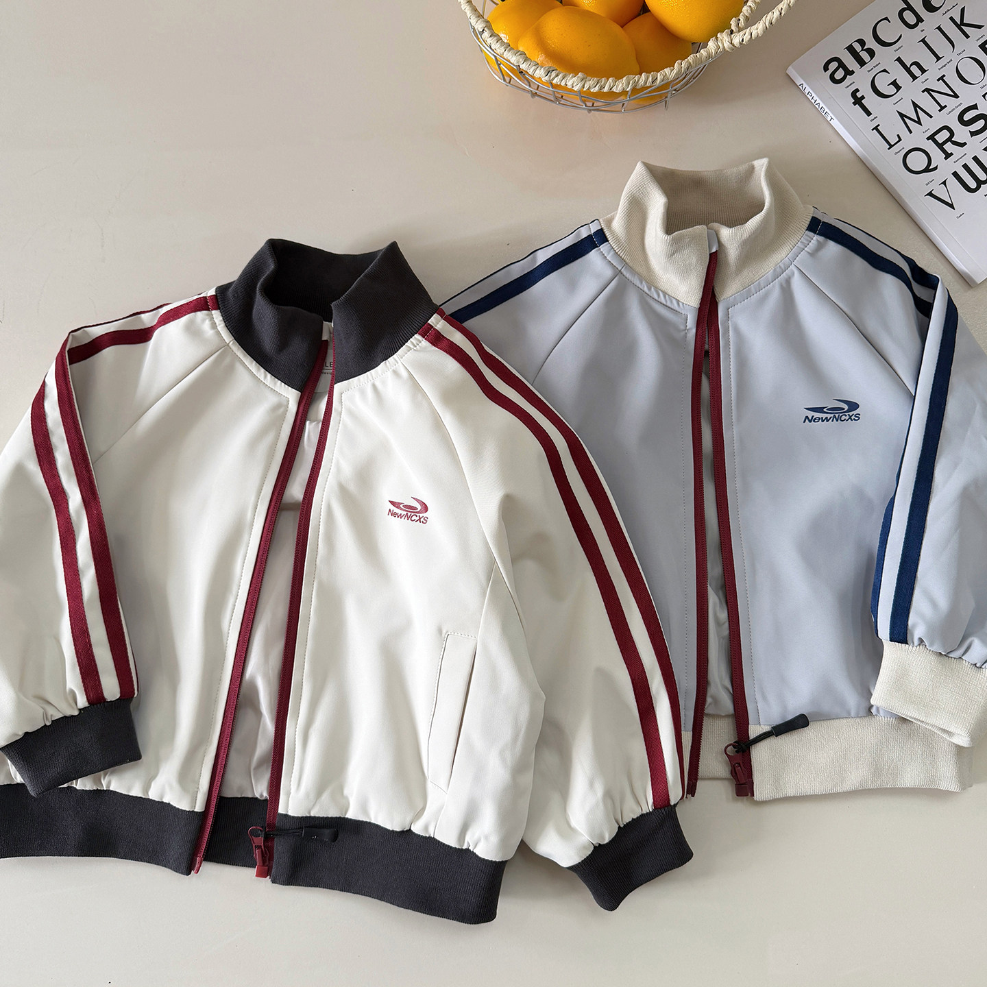 春秋男童棒球服外套休闲运动夹克图片
