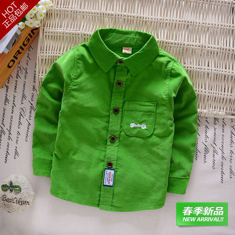 Chemise garcon à manche longue - Ref 2075934 Image 1