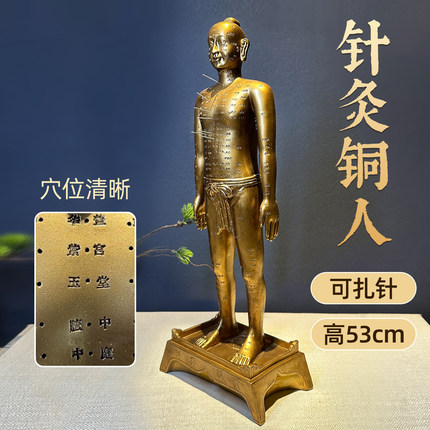 53可扎针针灸穴位铜人模型全身穴位经络模型大诊所药店装饰中医馆