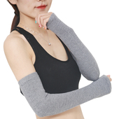 纯棉薄款 子护胳膊月子保暖 假袖 袖 套长手套女透气空调房软手臂套袖