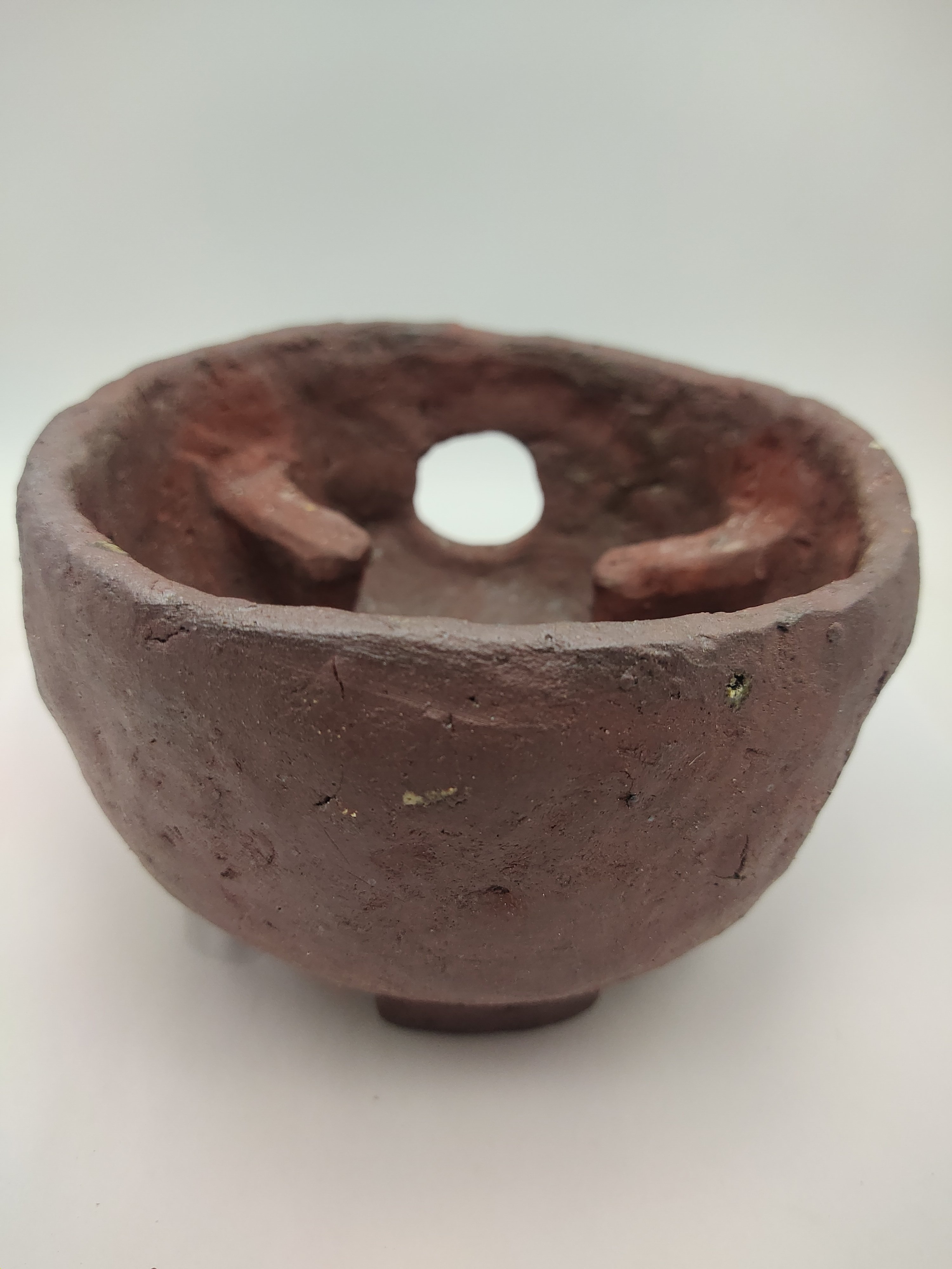 茶器茶具复古手捏侘寂风南蛮烧柴烧朱新建绘画风格煮茶炉温茶器