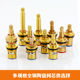 仿古花洒开关欧式 三件套水龙头阀芯全铜陶瓷阀芯双把手冷热水阀芯