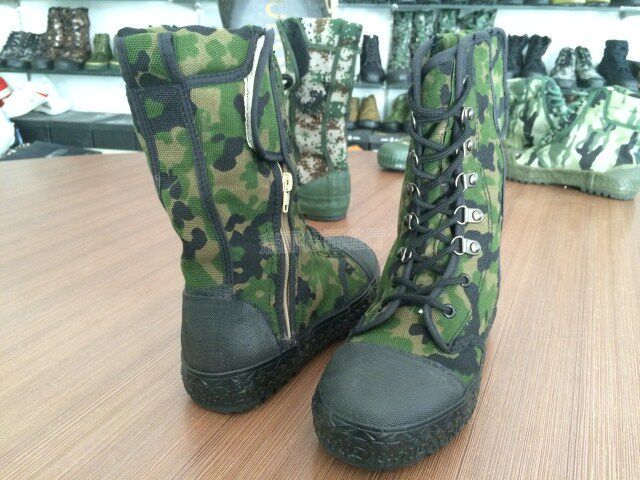 Bottes militaires pour homme - dérapage - Ref 1400694 Image 5