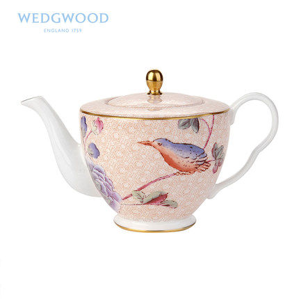wedgwood cuckoo布谷鸟骨瓷茶壶/咖啡壶 450ml下午茶茶具闺蜜礼