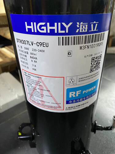 全新压缩机海立DTH307LV-C9EU
