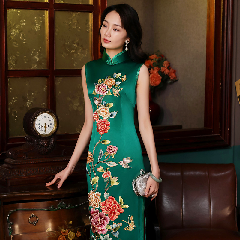 老裁缝量身定制高端名媛风旗袍